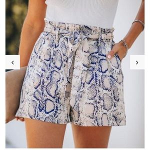 VICI Mamba Paper bag styled shorts NEW